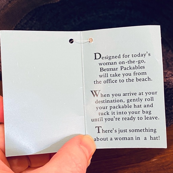 Slate Gray Black Chenille Bling Bucket Hat by Betmar - Picture 10 of 11